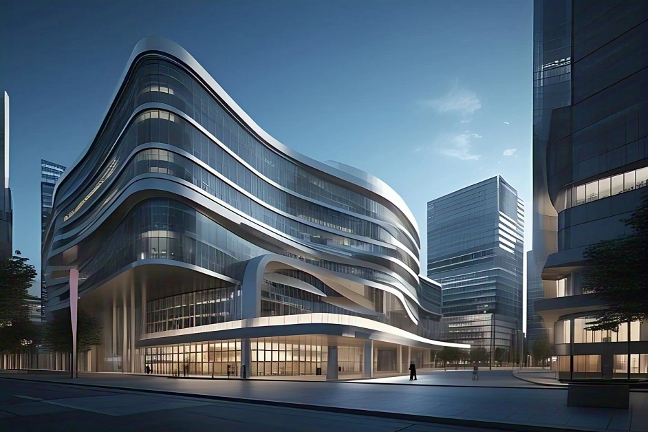 exterior architecture animation