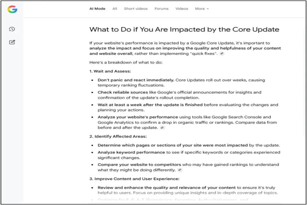 Impacted by the Core Update_Techversol