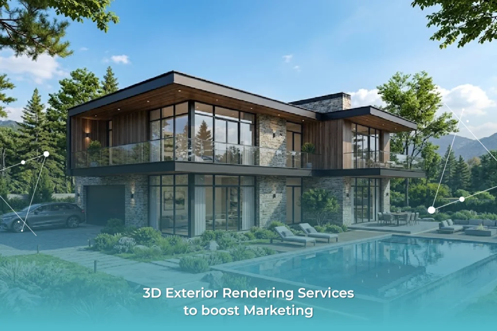 3D Exterior Rendering Services to boost Marketing By Techversol