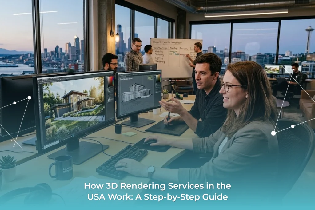 3D Rendering Services in the USA Work A Step-by-Step Guide By Techversol