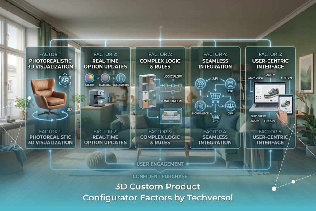 3D Custom Product Configurator Factors By Techversol