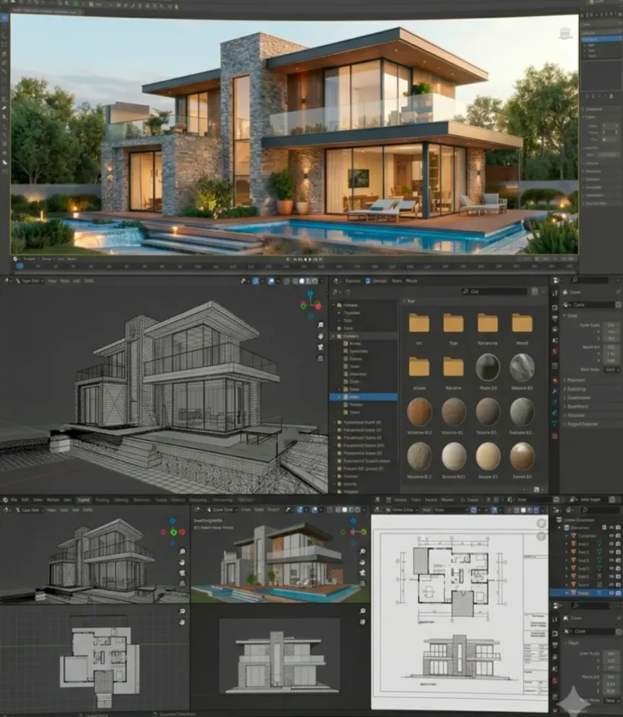 Complete 3D Architectural Rendering Service By Techversol