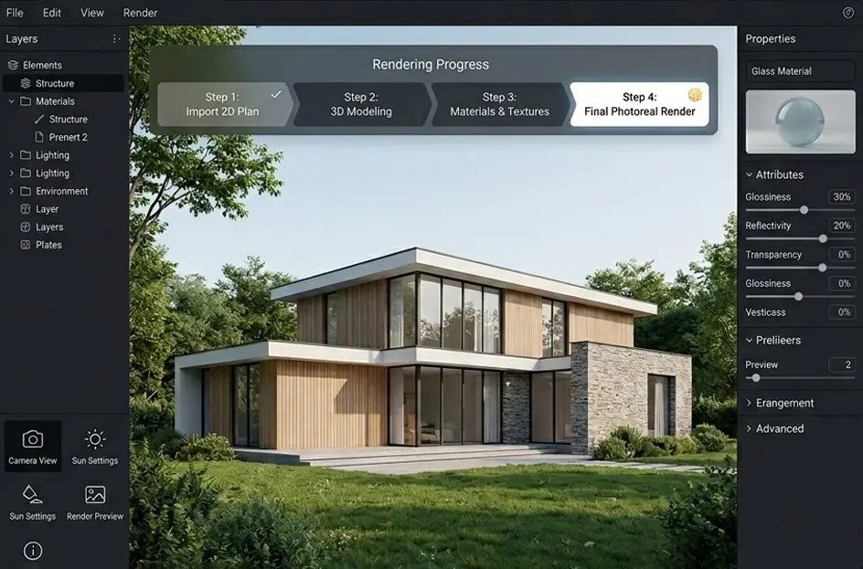 From Plans To Photoreal In Four Steps By Techversol