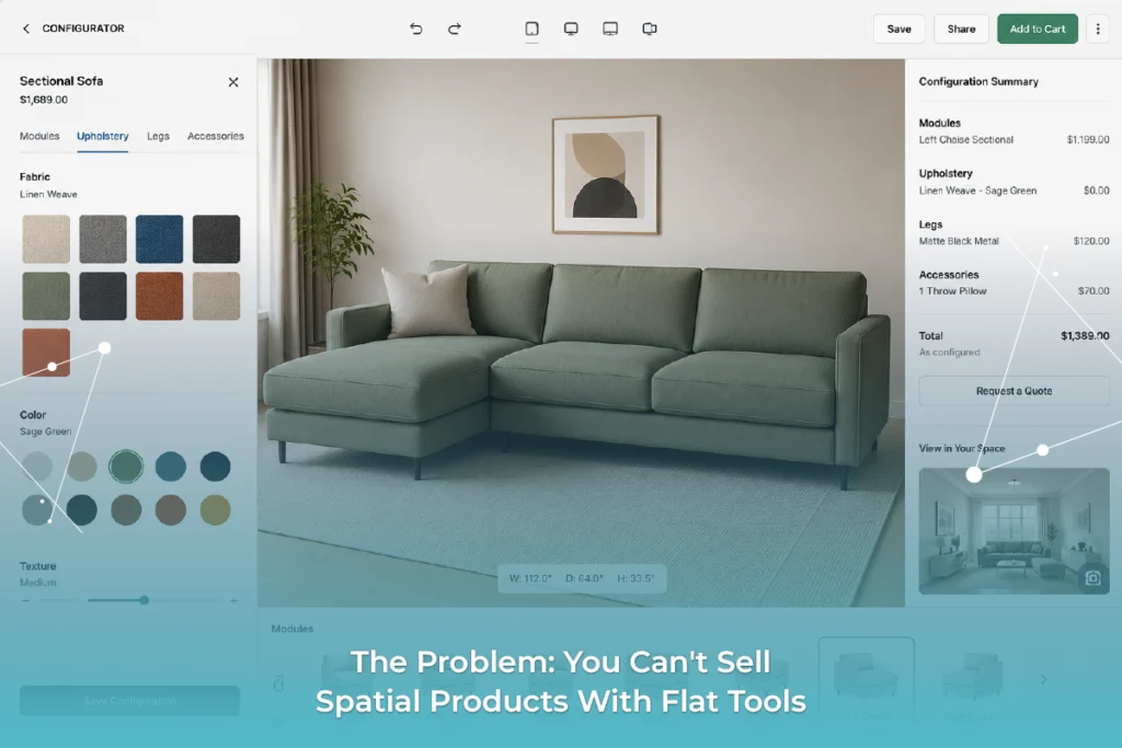 The Problem You Can't Sell Spatial Products With Flat Tools By Techversol
